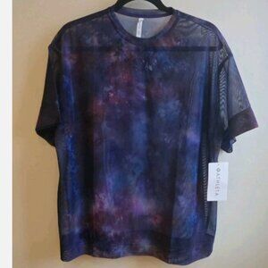 🏷️ NWT ATHLETA MESH OVERSIZE TEE TSHIRT - XS